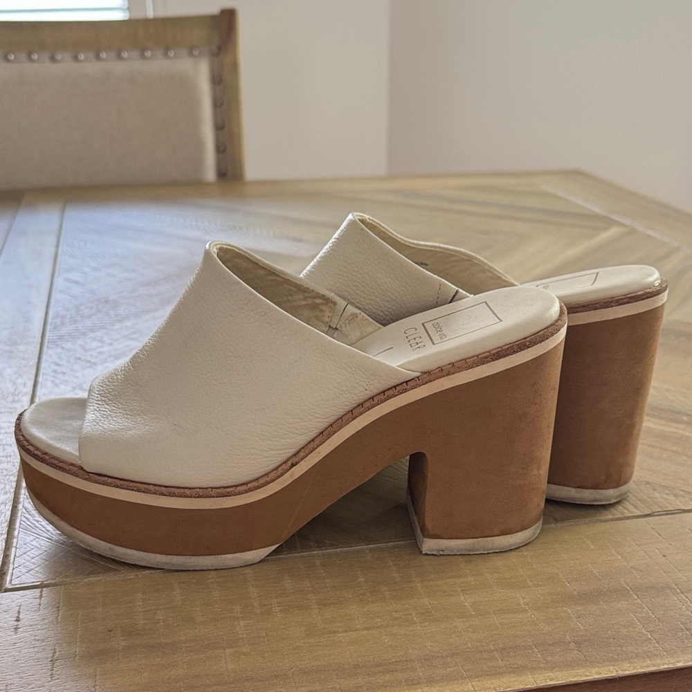 Clear by Dolce Vita White heels